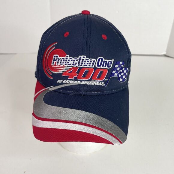 Vintage Kansas Speedway Hat Protection One 400, Adjustable, 2001 ISC Cap - Picture 1 of 8